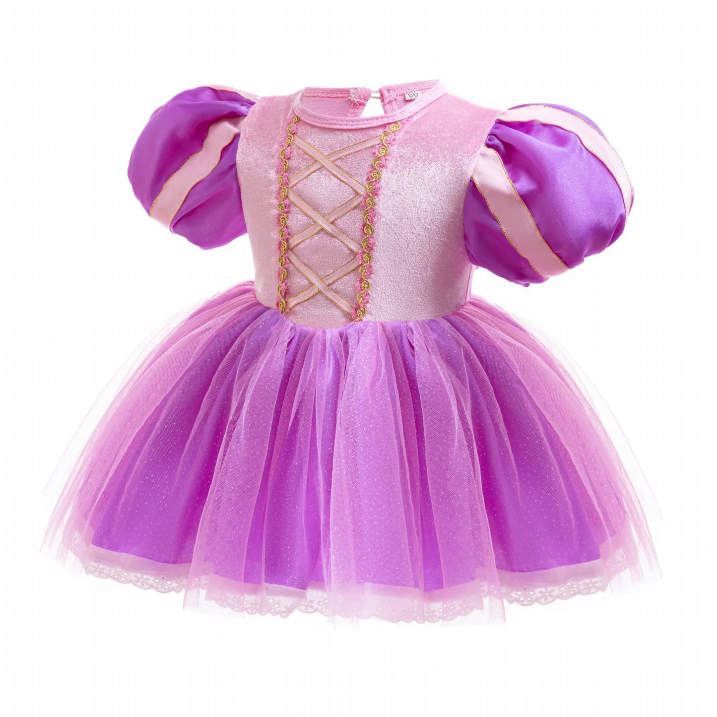 Little Girl Crawling Clothes Disney Movie Princess Role-playing Costume Baby Cute Cotton Jumpsuit Toddlers Birthday Dress