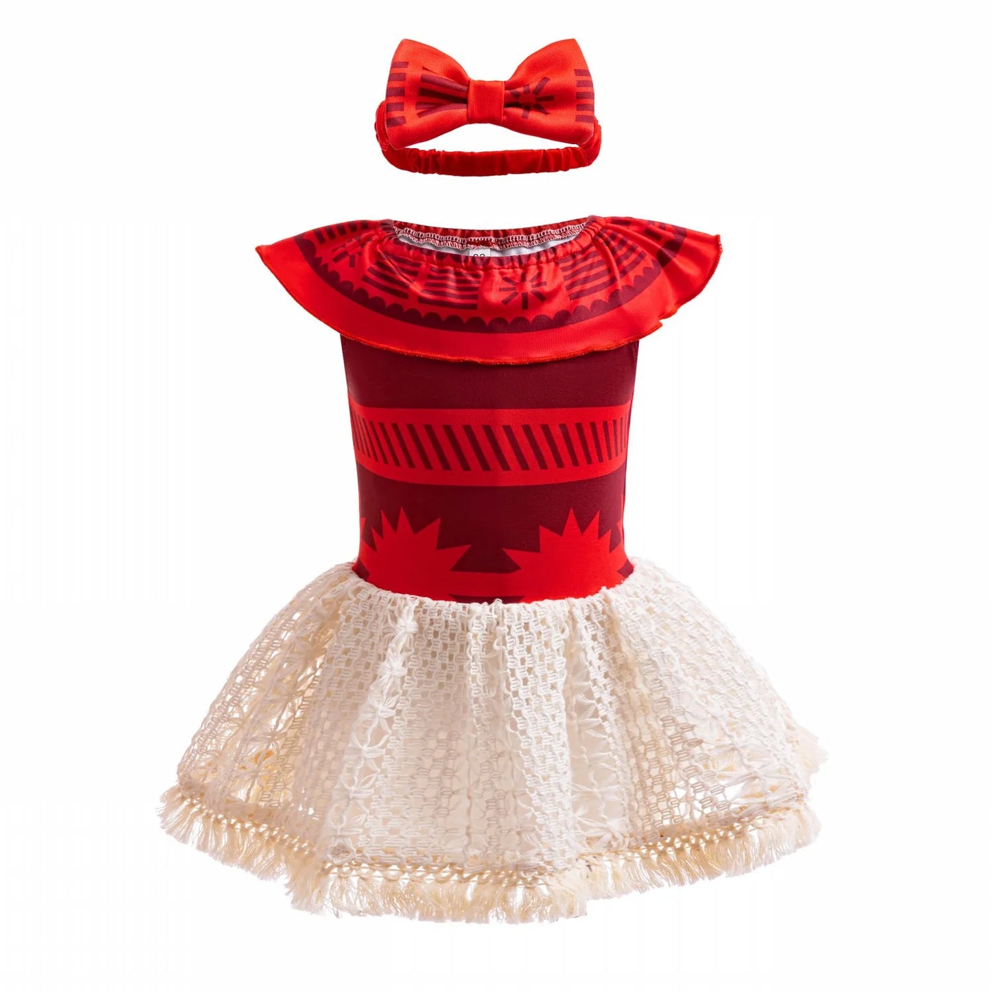Little Girl Crawling Clothes Disney Movie Princess Role-playing Costume Baby Cute Cotton Jumpsuit Toddlers Birthday Dress