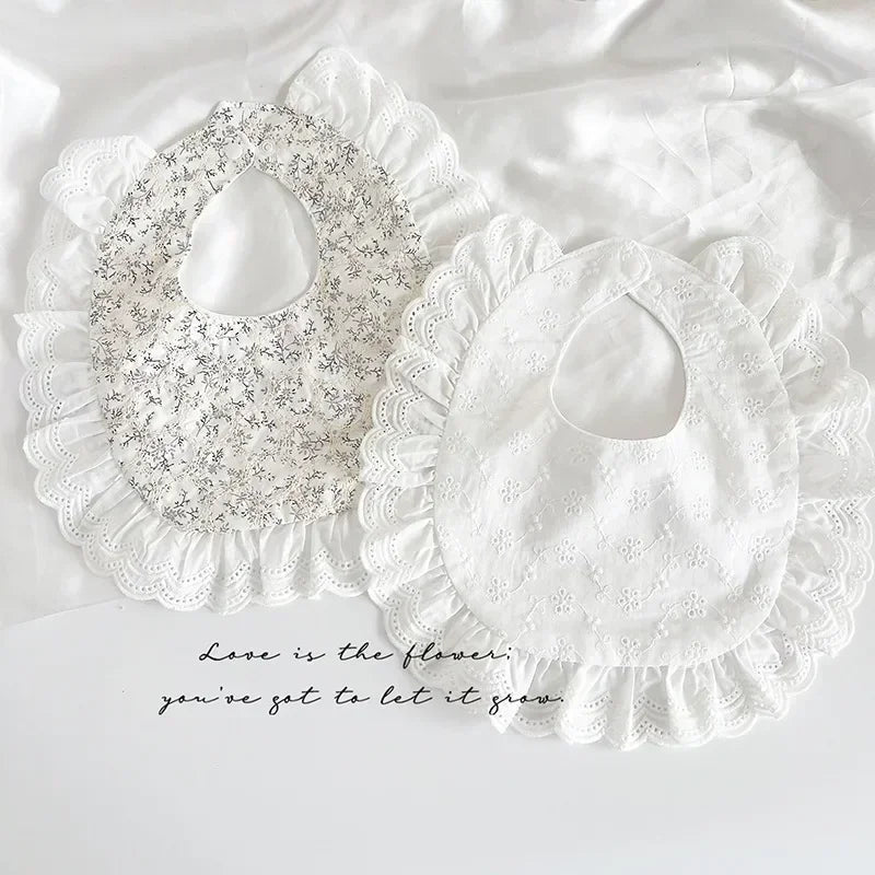 INS-style Cotton Bib for Babies U-shaped Waterproof Drool Cloth Spit-up Cloth Baby Accessories Child Care Drool Towel Baby Stuff