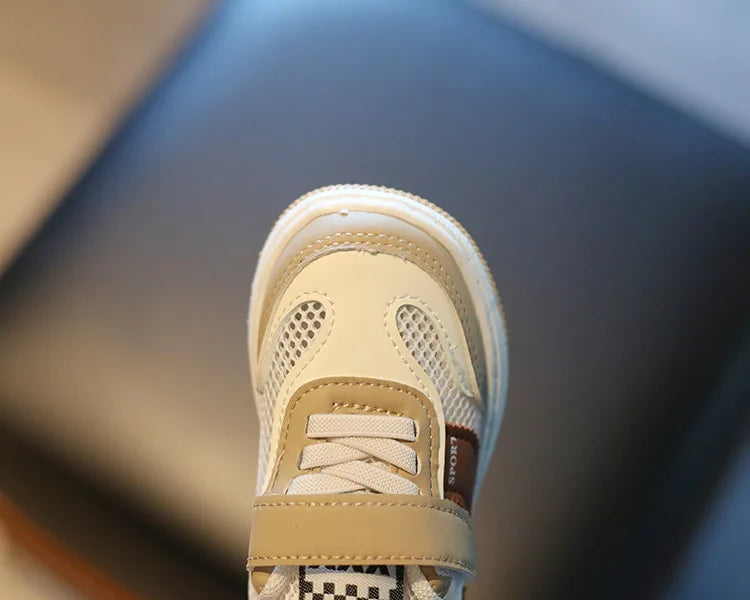 Children Spring and Autumn Sport Shoes Fashion Breathable Kids Boys Net Shoes Girls Anti-Slippery Sneakers Baby Toddler Shoes
