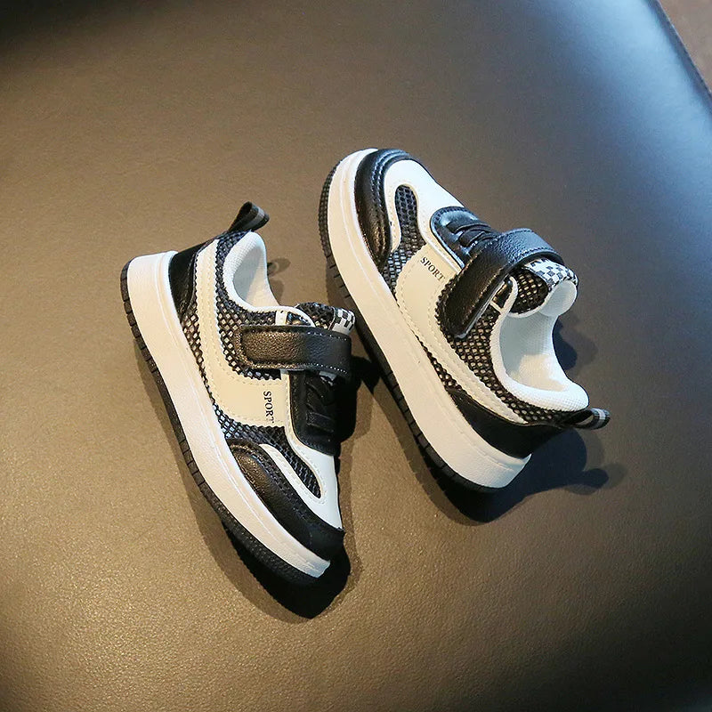 Children Spring and Autumn Sport Shoes Fashion Breathable Kids Boys Net Shoes Girls Anti-Slippery Sneakers Baby Toddler Shoes
