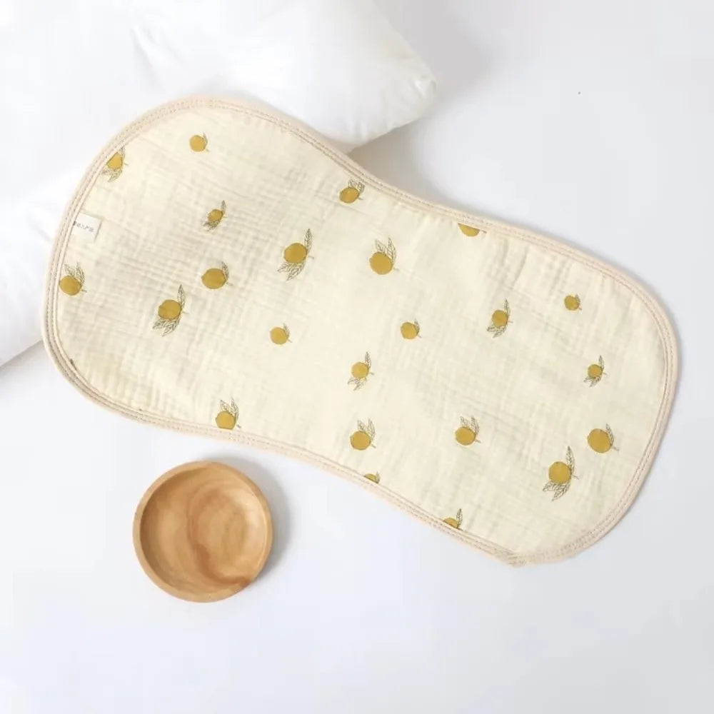New Six-layer Gauze Newborn Baby Burp Towel Absorbent Lightweight Baby Drool Towel Waterproof Shoulder Pad