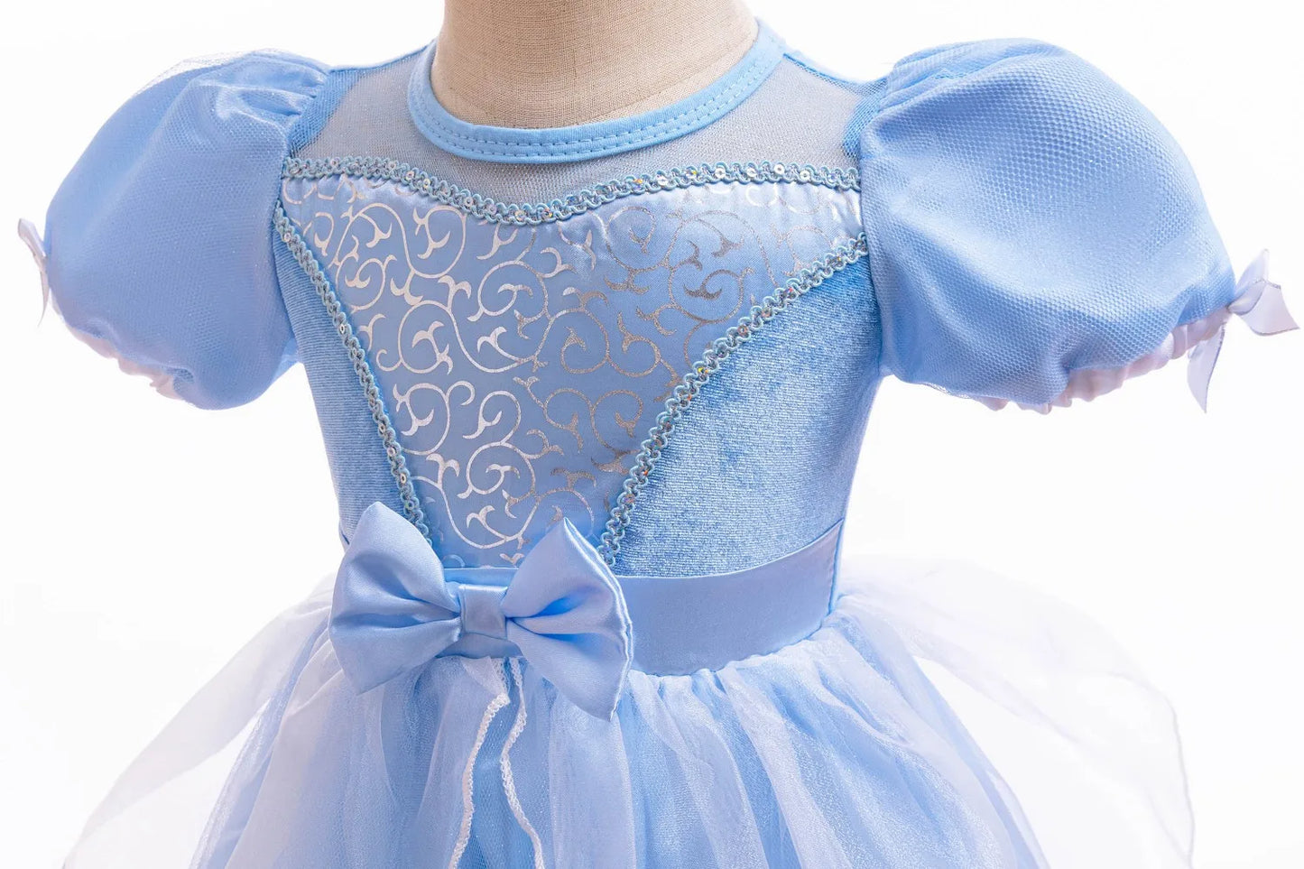 Little Girl Crawling Clothes Disney Movie Princess Role-playing Costume Baby Cute Cotton Jumpsuit Toddlers Birthday Dress