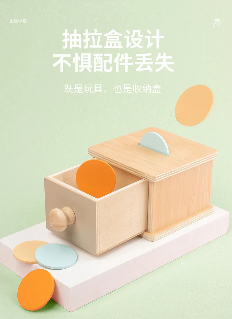 Montessori Wooden Multifunction Toys Box Children Puzzle Sensory Logic Thinking Game Box Toys Children Early Education Toys Gift