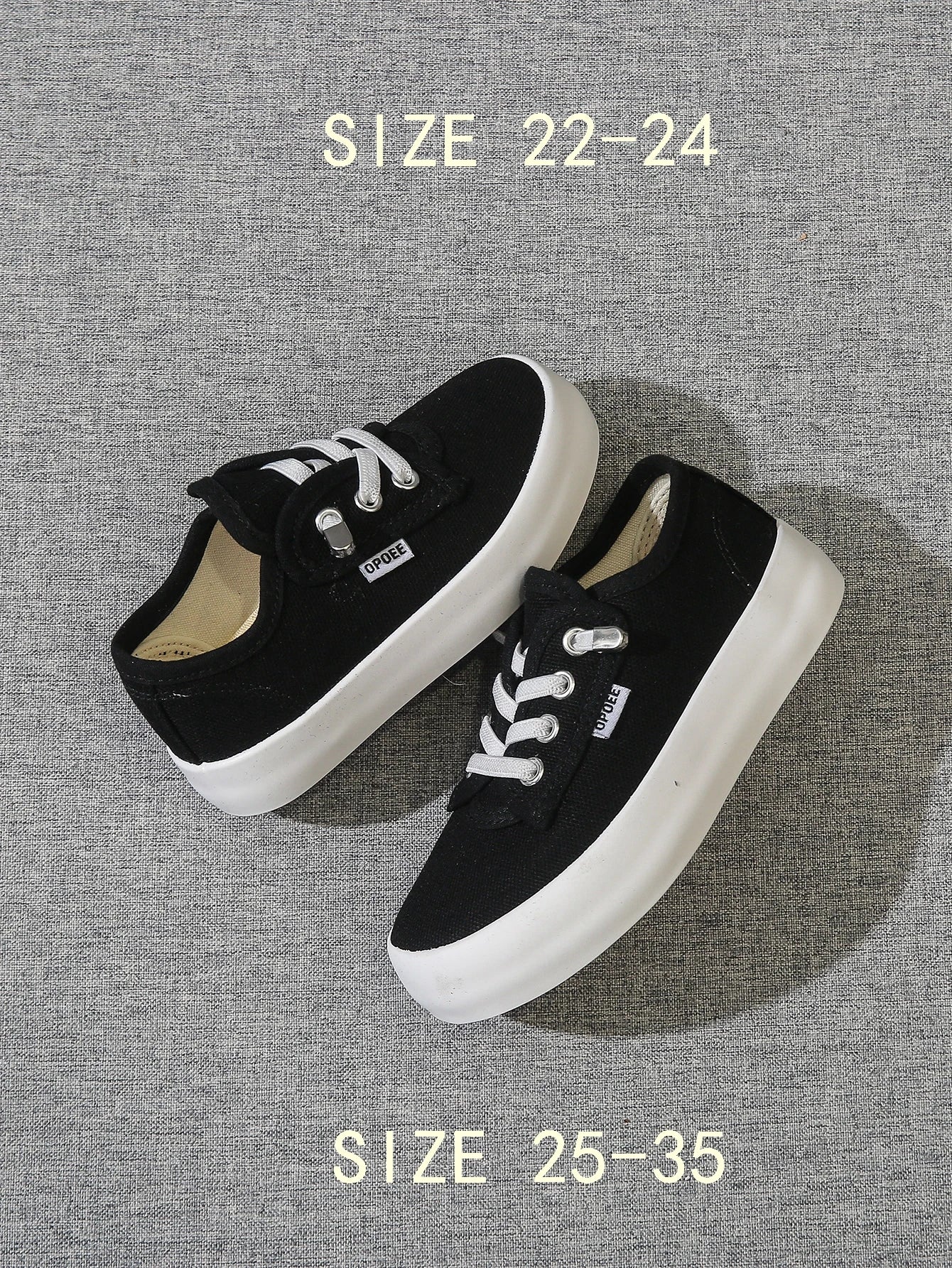 White cloth shoes baby white shoes middle sneakers children's canvas shoes Spring and autumn simple boy and girl
