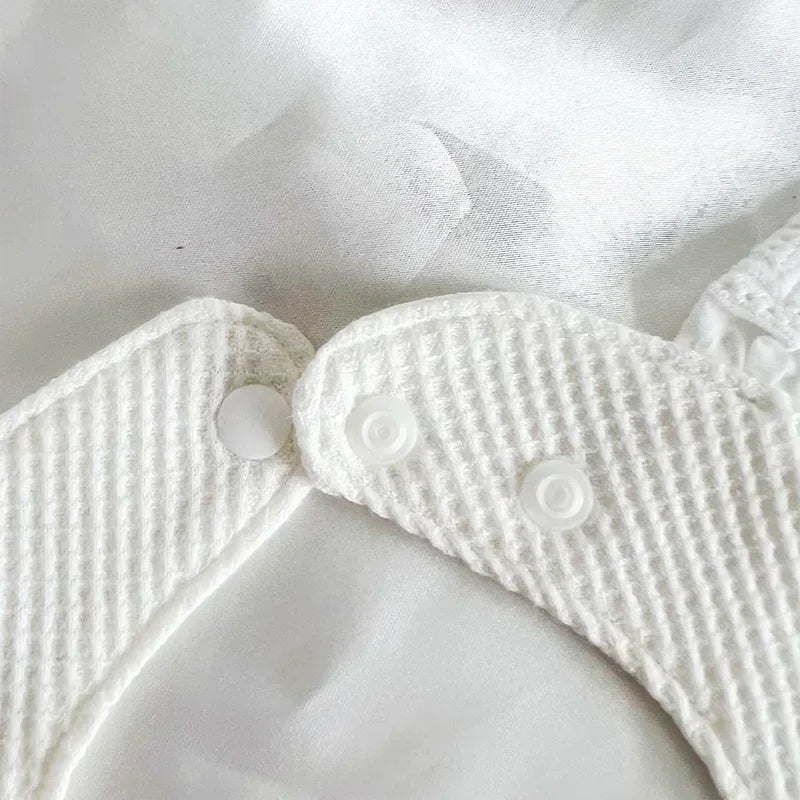 INS-style Cotton Bib for Babies U-shaped Waterproof Drool Cloth Spit-up Cloth Baby Accessories Child Care Drool Towel Baby Stuff