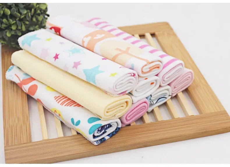 5/8 Pcs Cotton Newborn Baby Towels Set Saliva Towel Nursing Towel Baby Boys Girls Bebe Toalha Washcloth Handkerchief Cloth Wipes