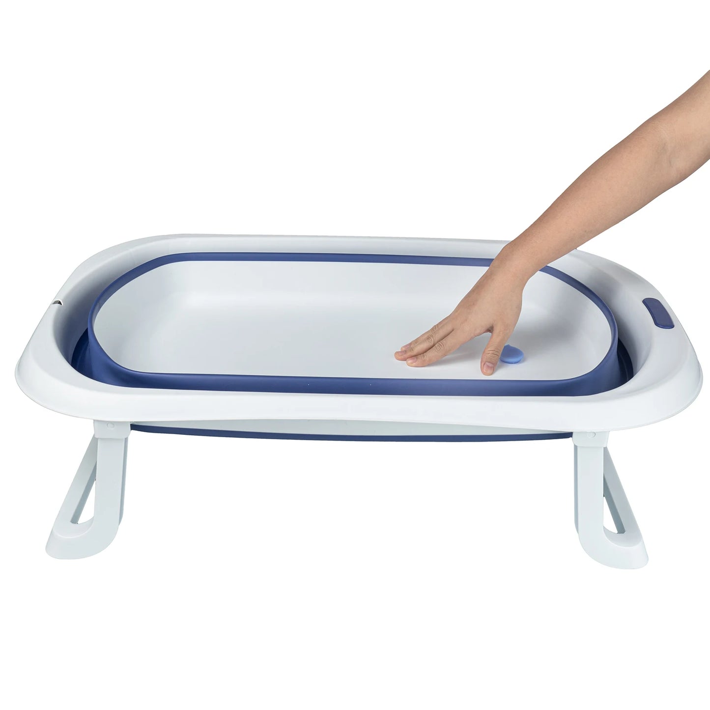 Foldable Baby Bathtub Multifunctional Newborn Bathtub Portable Travel Baby Tub Pillow Infant Anti-Slip Soft Comfort Body Cushion