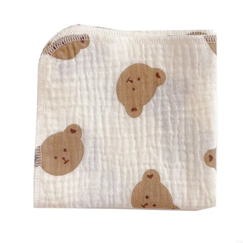 Newborn Burp Cloths Breathable 4-Layer Muslin Square Rags- Baby Washcloths Towel