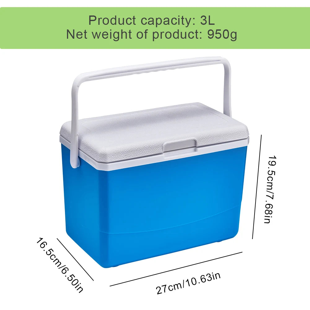 3/3.8L Car Refrigerator Freezer Portable Cool Ice box Portable Icebox Travel Refrigerator Car Cooler Freezer For Outdoor Camping