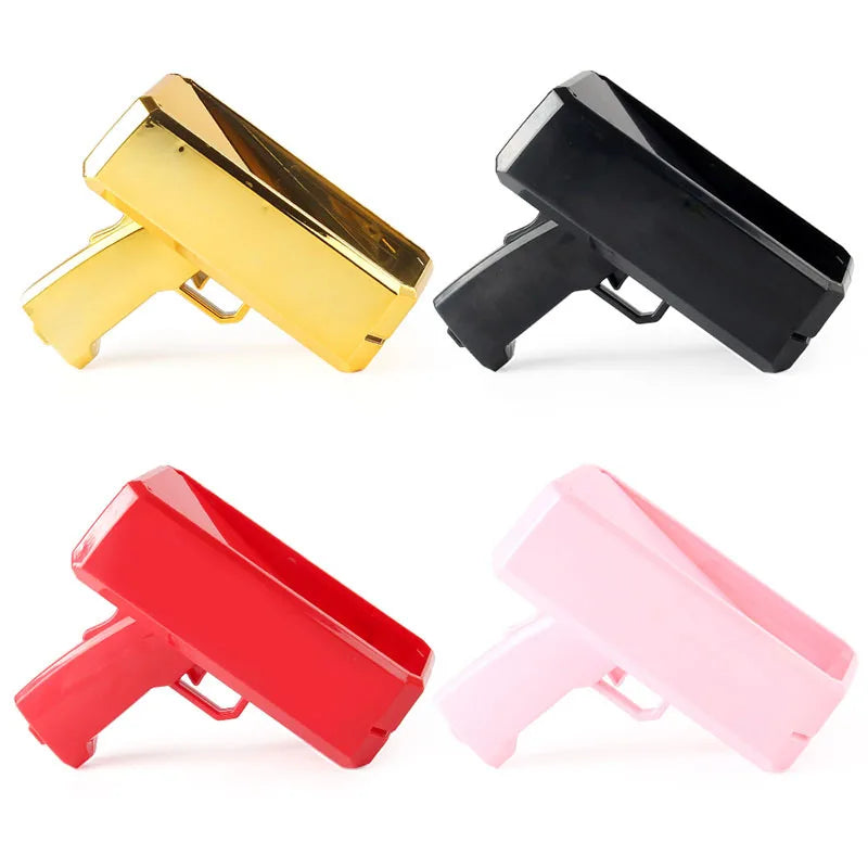 Shoot Money Gun Toy Party Banknote Shoot Pistol Paper Money Shooter Throwing Machine Funny Game Fashion Gift Party Supply Toys
