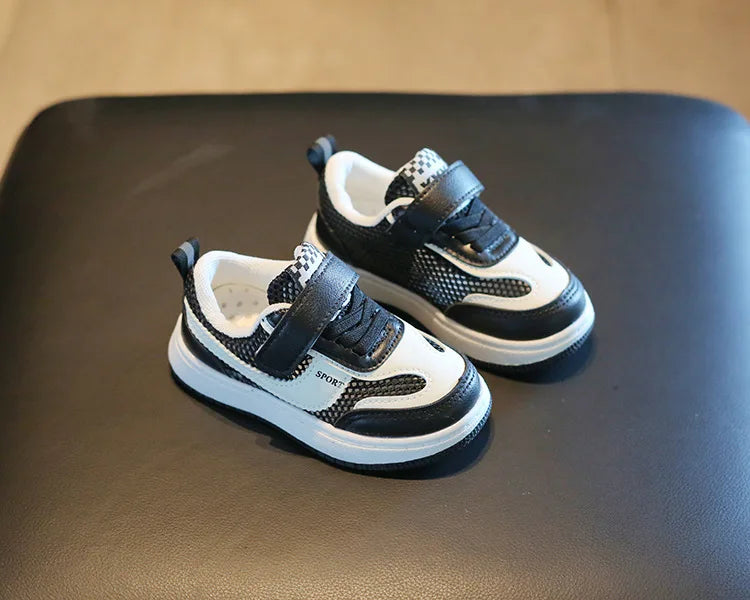 Children Spring and Autumn Sport Shoes Fashion Breathable Kids Boys Net Shoes Girls Anti-Slippery Sneakers Baby Toddler Shoes