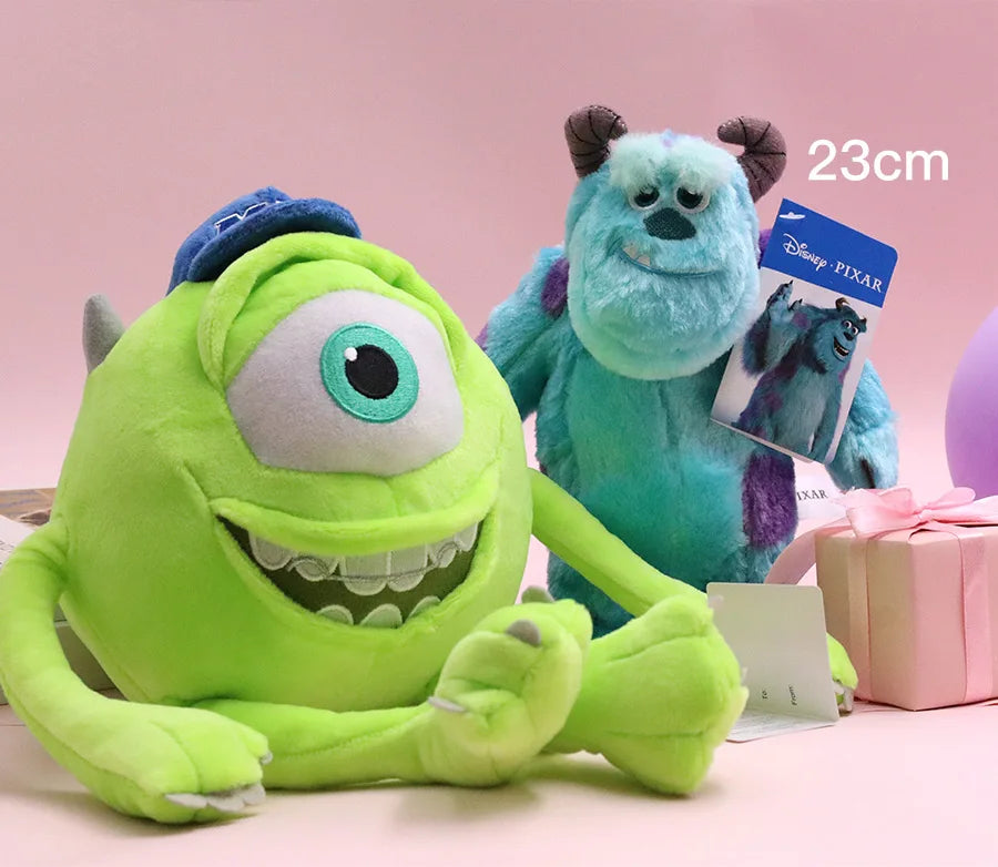 Disney Kawaii Sulley Mike Wazowsky Monsters University Stuffed Plush Animals Toy Sets Cute Pixar Doll For Boy Girl Birthday Gift