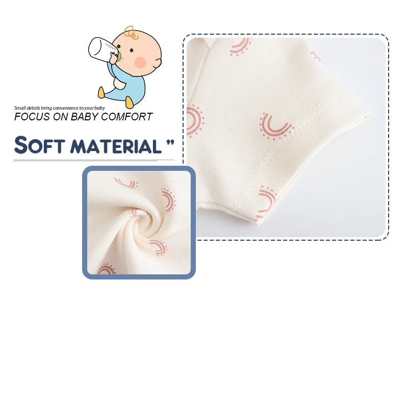 Kiddiezoom 5 Piece Fashion Cartoon Boys and Girls Bodysuits 100% Cotton Soft Newborn Bodysuit Set Summer