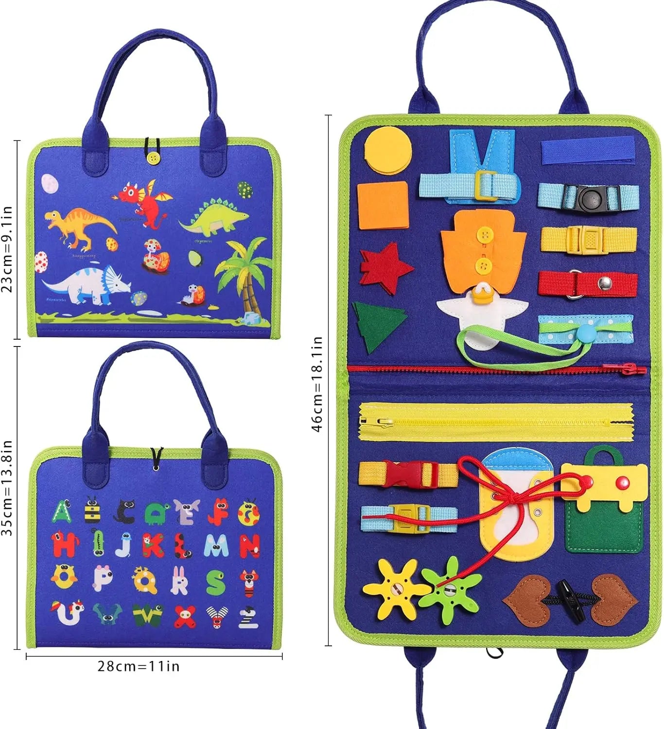 Busy Board Montessori Toys for Toddler Busy Book Sensory Preshool Early Education Learning Fine Motor Skills Toys For Children