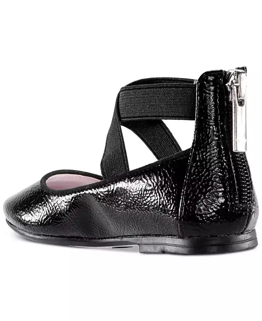 Nina | Little Girls Marissa Crisscross Ankle Strap Ballet Flat