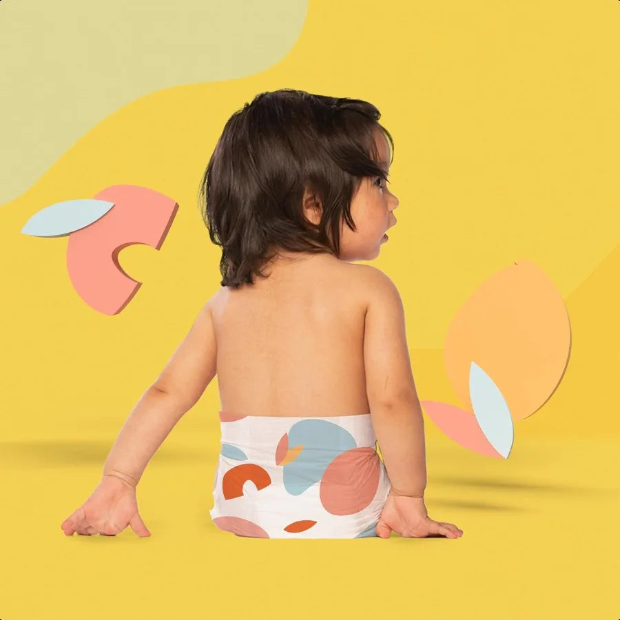 Premium Newborn Diapers Honeysuckle Designs 76ct Club Box Hypoallergenic and Extra Absorbent
