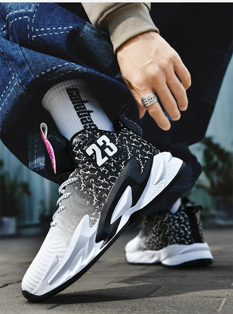 Basketball Shoes Breathable   Non Slip Outdoor Fashion Unisex Sneakers
