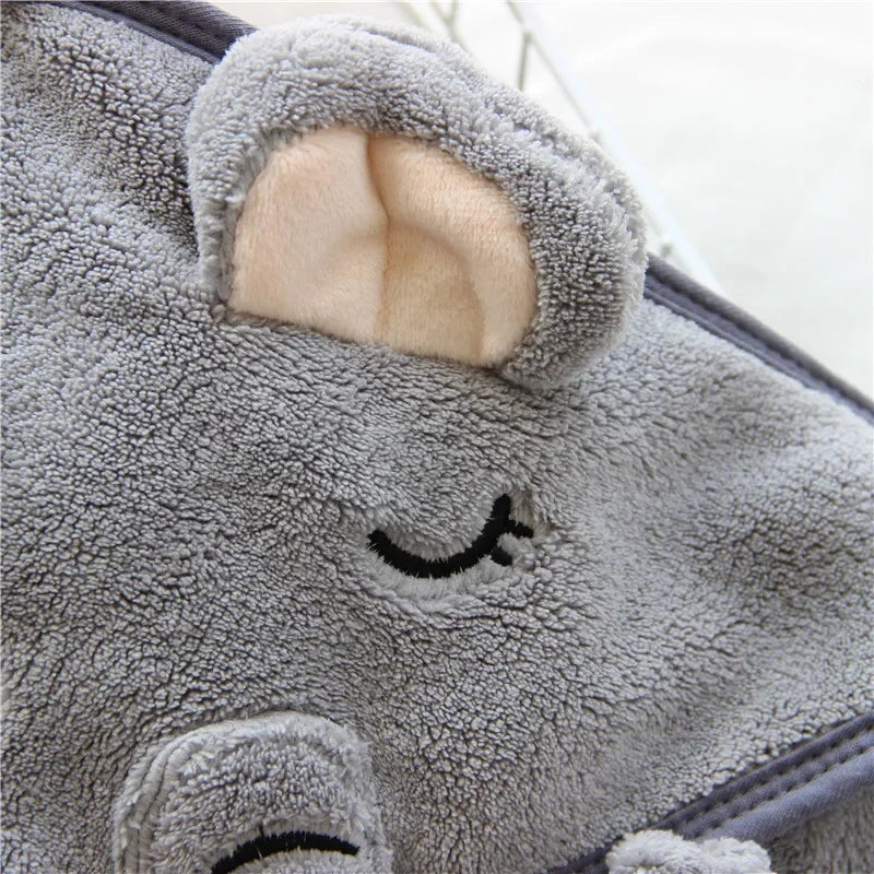 Toddler Baby Hooded Towels Newborn Kids Bathrobe Super Soft Bath Towel Blanket Warm Sleeping Swaddle Wrap for Infant Boys Girls