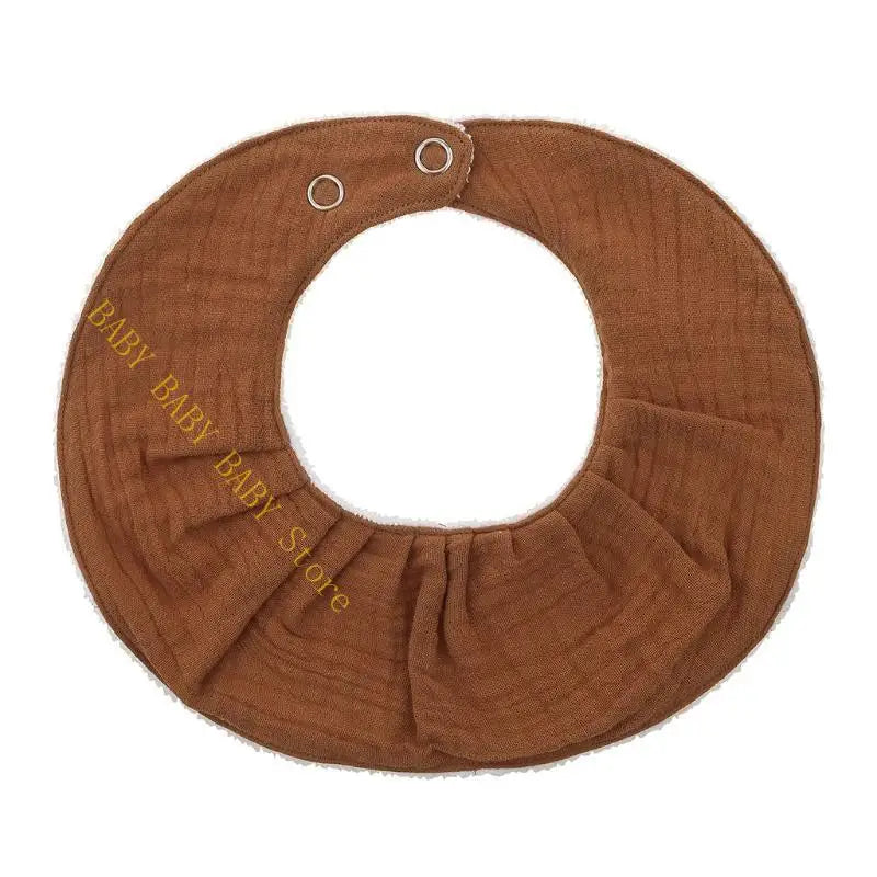 Q81A Newborn Solid Color Cloth Soft Cotton Breathable Spit Towel Bandana Burp Cloth