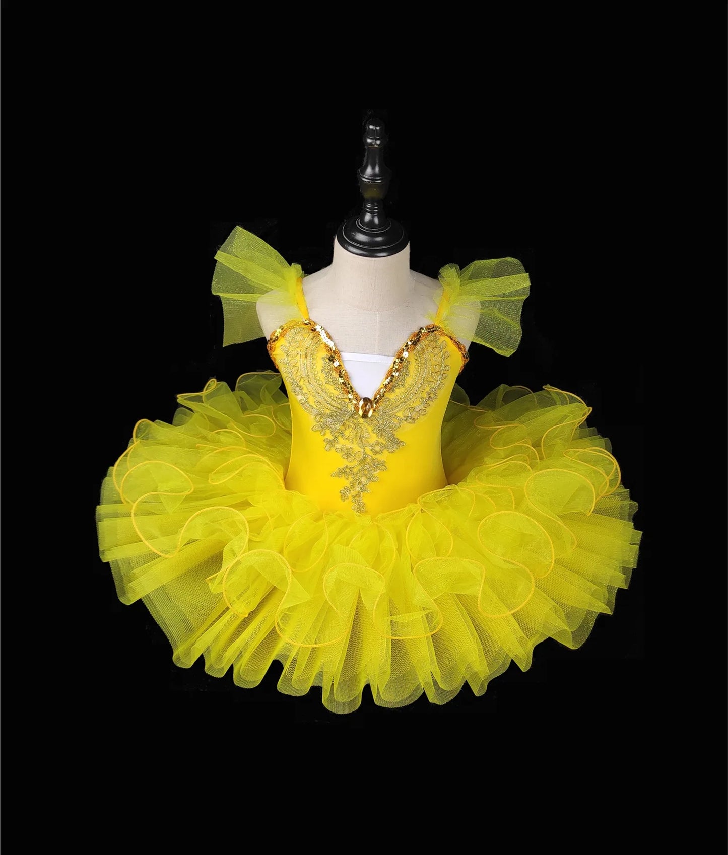Summer Stage Ballet Dance Dress Girls Performance Tutu Kids Clothes Vestido Girl Mesh Princess Dress for Children's Day
