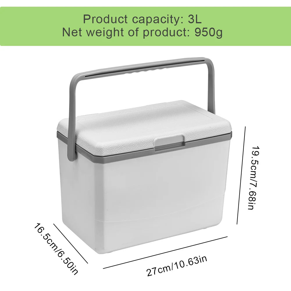3/3.8L Car Refrigerator Freezer Portable Cool Ice box Portable Icebox Travel Refrigerator Car Cooler Freezer For Outdoor Camping