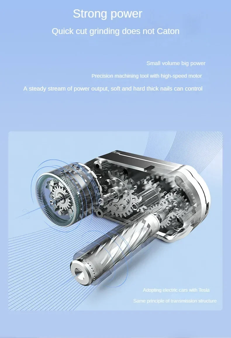 Electric Nail Clipper Electric Nail Clipper Multifunction Efficient Safety Low Noise Automatic Nail Clipper for Home Travel