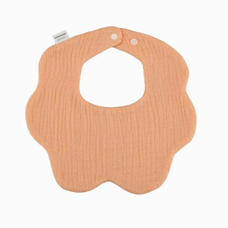 Personalized Custom name Embroidered Newborn letter Nursery Baby bib burp cloth Flower shape Gifts for Boy Girl