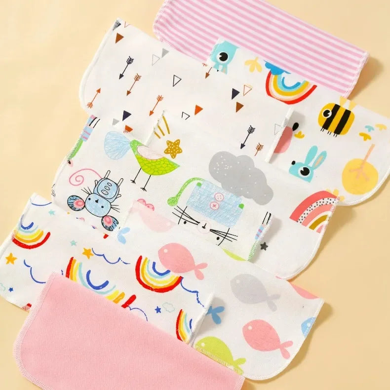 5/8 Pcs Cotton Newborn Baby Towels Set Saliva Towel Nursing Towel Baby Boys Girls Bebe Toalha Washcloth Handkerchief Cloth Wipes