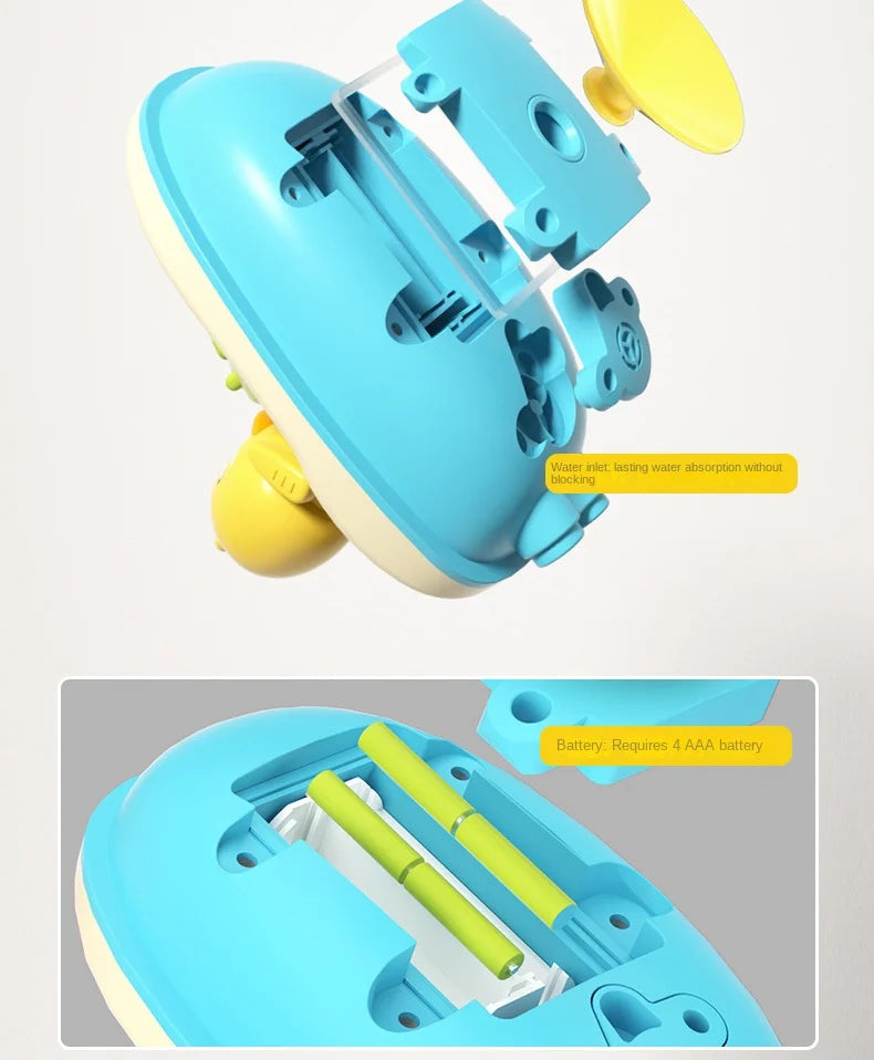 Toddler Toys Gifts Baby Bath Toys Cute Duck Electric Water Spray Bathroom Bathing Toys Kids Bath And Shower Bathtubs Interactive
