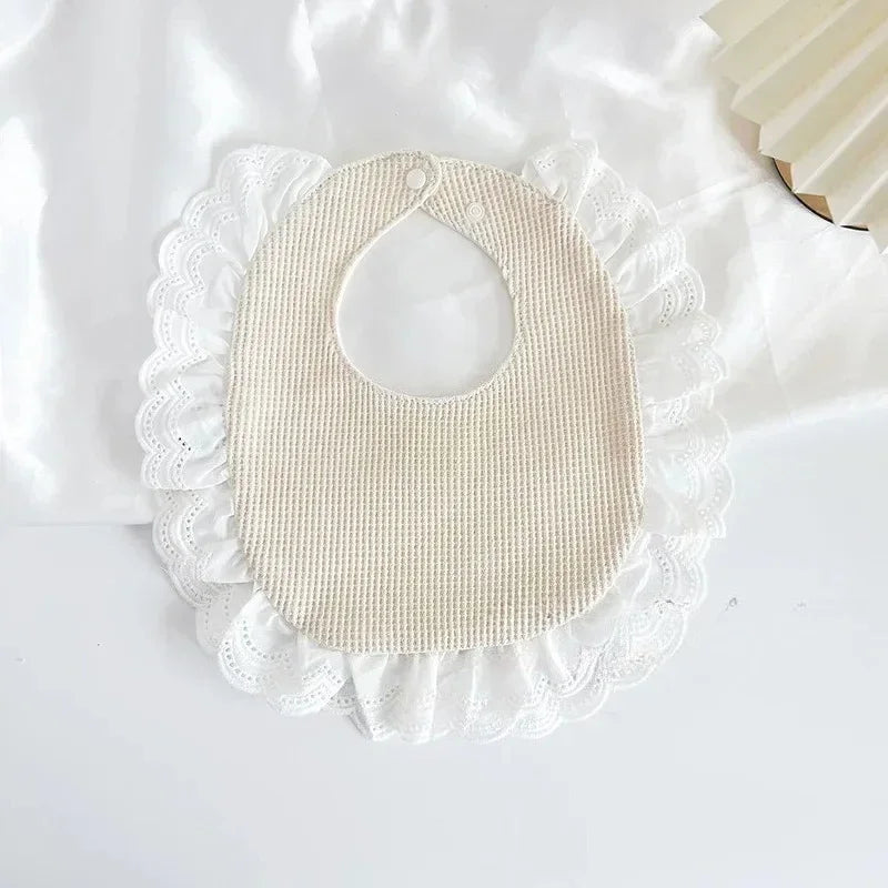INS-style Cotton Bib for Babies U-shaped Waterproof Drool Cloth Spit-up Cloth Baby Accessories Child Care Drool Towel Baby Stuff