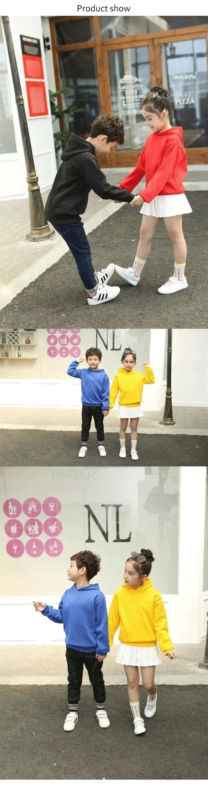 New Kids Spring Autumn 2Pcs Fashion Dj Marshmellow Children's Hoodie Sweaters+Pants Sets 3-13Y Boys And Girls Tracksuit Clothes