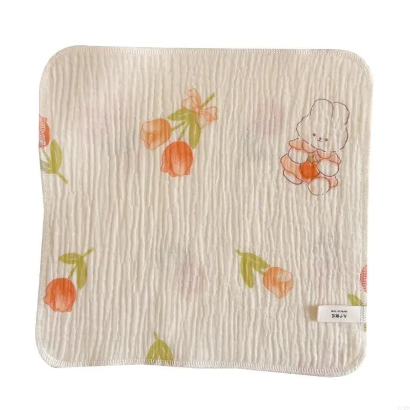 Newborn Burp Cloths Breathable 4-Layer Muslin Square Rags- Baby Washcloths Towel