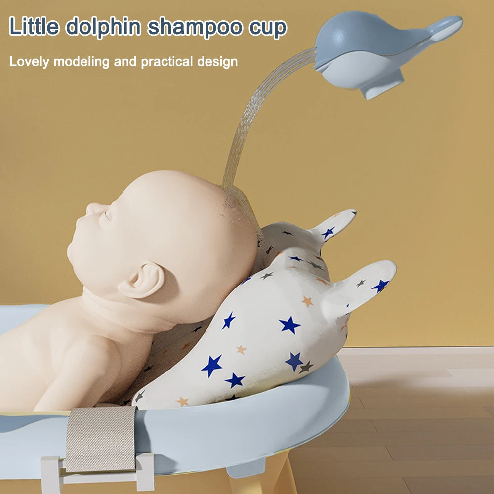 Foldable Baby Bathtub, Safe and Portable Bathing Solution for Infants and Toddlers, Suitable for 6-12 Months, Easy