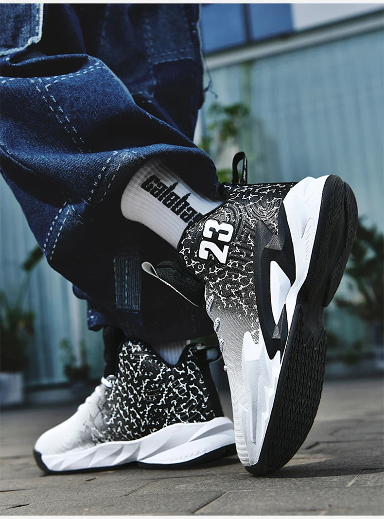 Basketball Shoes Breathable   Non Slip Outdoor Fashion Unisex Sneakers