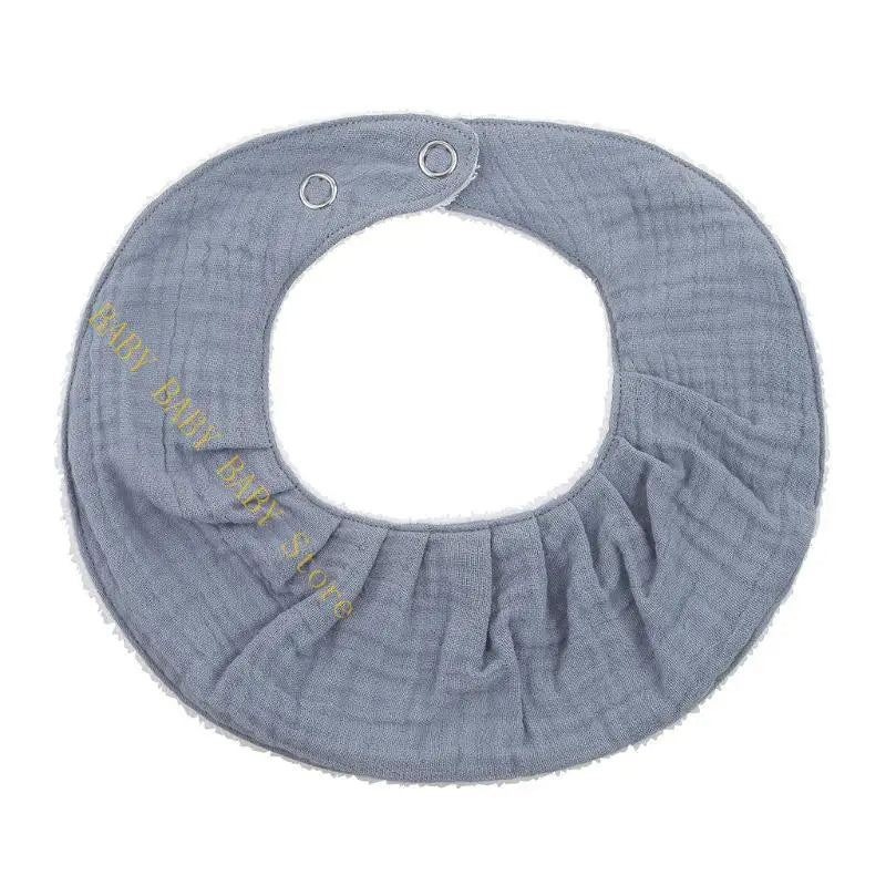 Q81A Newborn Solid Color Cloth Soft Cotton Breathable Spit Towel Bandana Burp Cloth