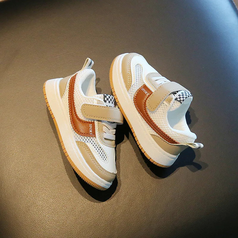 Children Spring and Autumn Sport Shoes Fashion Breathable Kids Boys Net Shoes Girls Anti-Slippery Sneakers Baby Toddler Shoes
