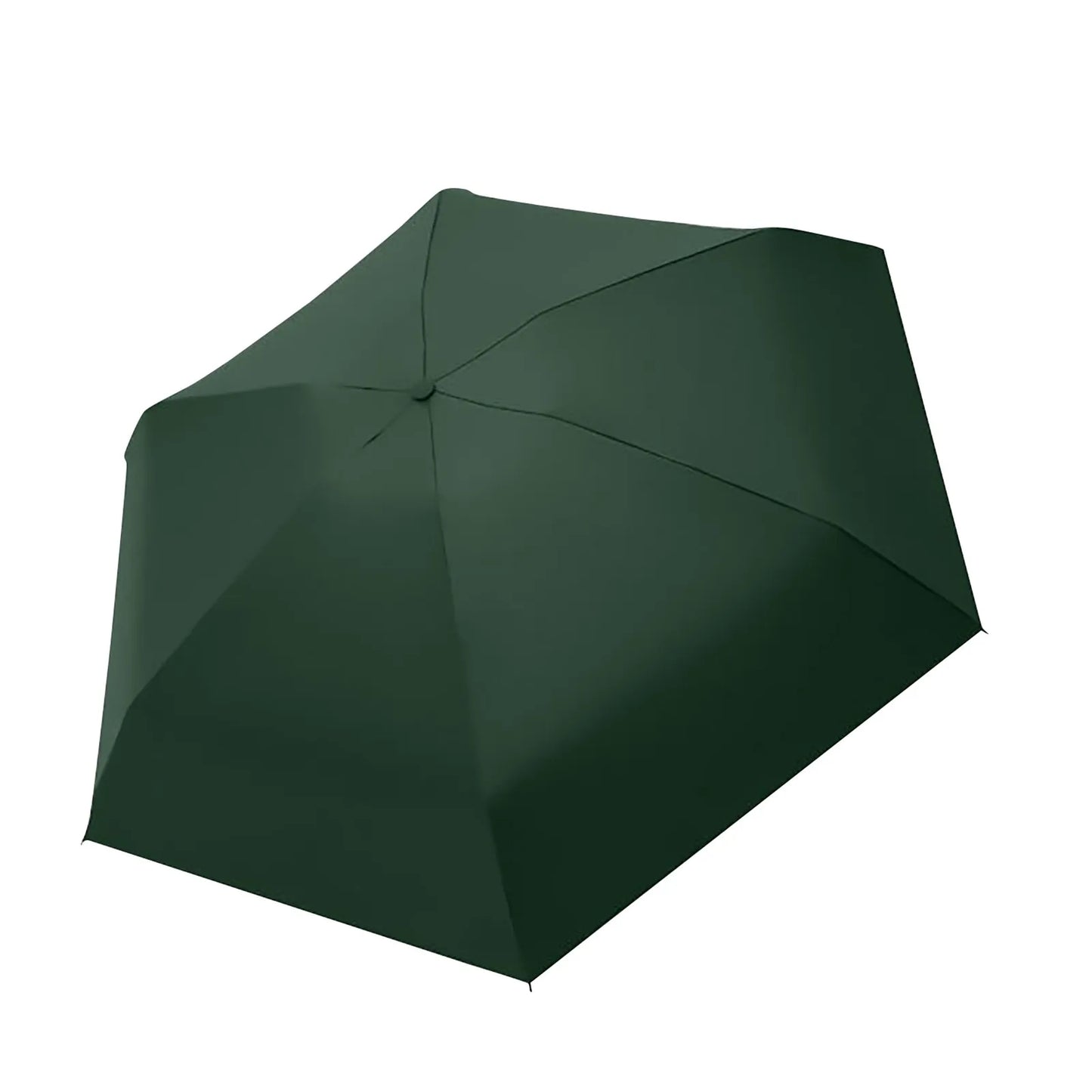 Mini Sun Umbrella Small Pocket Rain Travel Umbrella Vinyl Folding Umbrella UV Protection Sun Shade Pocket Parasol Capsule