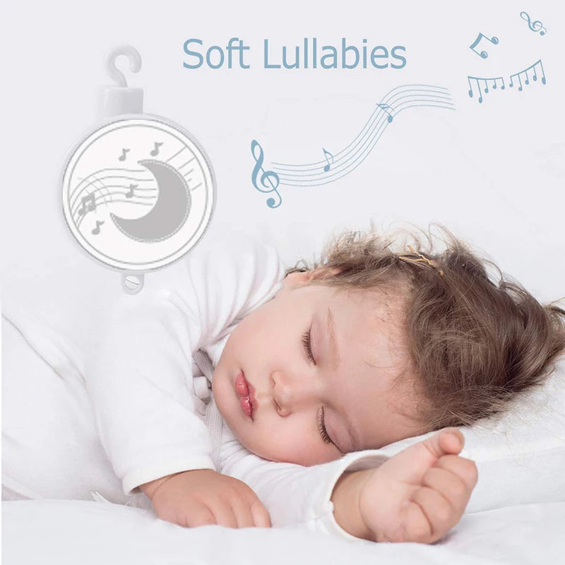 Baby Bed Bell Carousel Crib Mobiles Rattles Music Educational Toys for Cots Infant Baby Toys 0-12 Months for Newborns Gifts