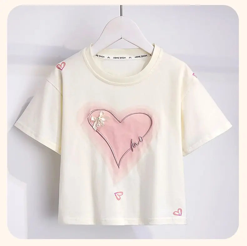 Outdoor Clothes for Children Girls's Sets Set 10 12 Years Children's Fashion with Letters Kids Korean Children's Clothes 2025