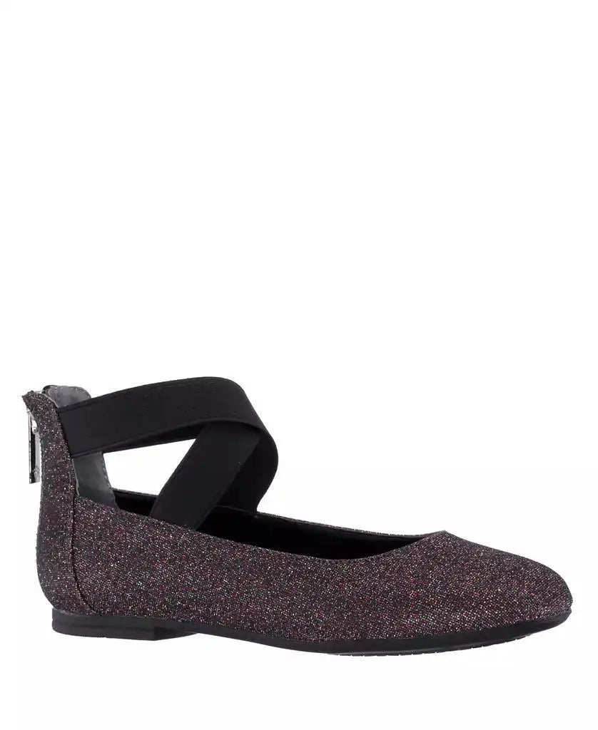 Nina | Little Girls Marissa Crisscross Ankle Strap Ballet Flat