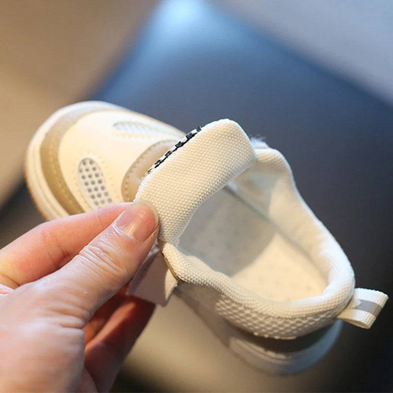 Children Spring and Autumn Sport Shoes Fashion Breathable Kids Boys Net Shoes Girls Anti-Slippery Sneakers Baby Toddler Shoes