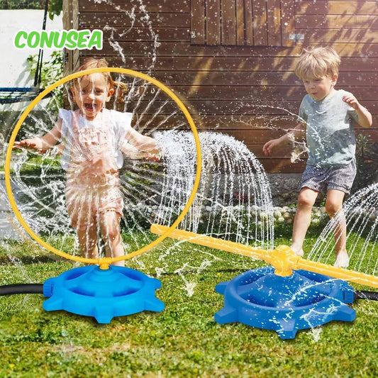 Sports Toys Hose Circular Sprinkler Ring Roating Water Spray Outdoor games for for children Backyard Garden Pool Kids Baby Toys