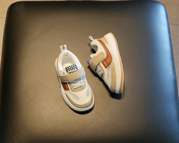 Children Spring and Autumn Sport Shoes Fashion Breathable Kids Boys Net Shoes Girls Anti-Slippery Sneakers Baby Toddler Shoes