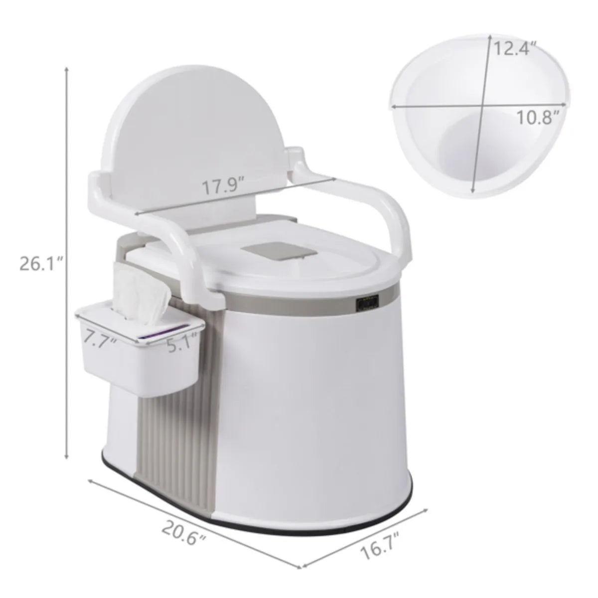 Outdoor Portable Toilet Portable Travel Toilet for Camping  Hiking Toilet Fishing Toilet Elderly Toilet Stool