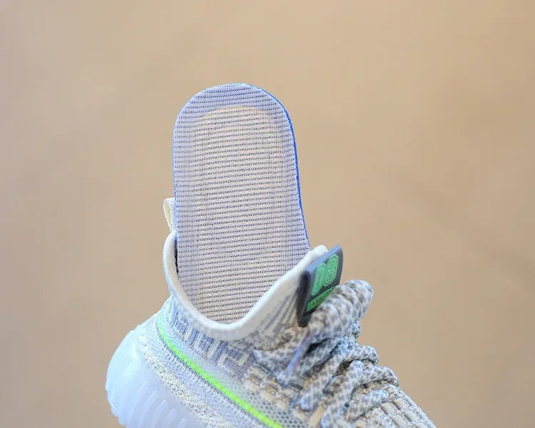 Size 21-32 Kids Casual Shoes Summer Boys Sneakers Breathable Knit Non-slip Shoes Lightweight Girls Casual Children's Shoes