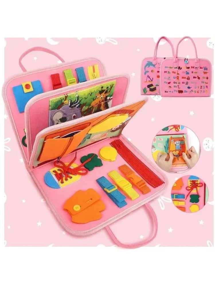 control future Busy Board Toddlers Sensory Activity Montessori Toys 1 Year Old Boy Airplane Travel Essentials Kids Ages 1-3 Road