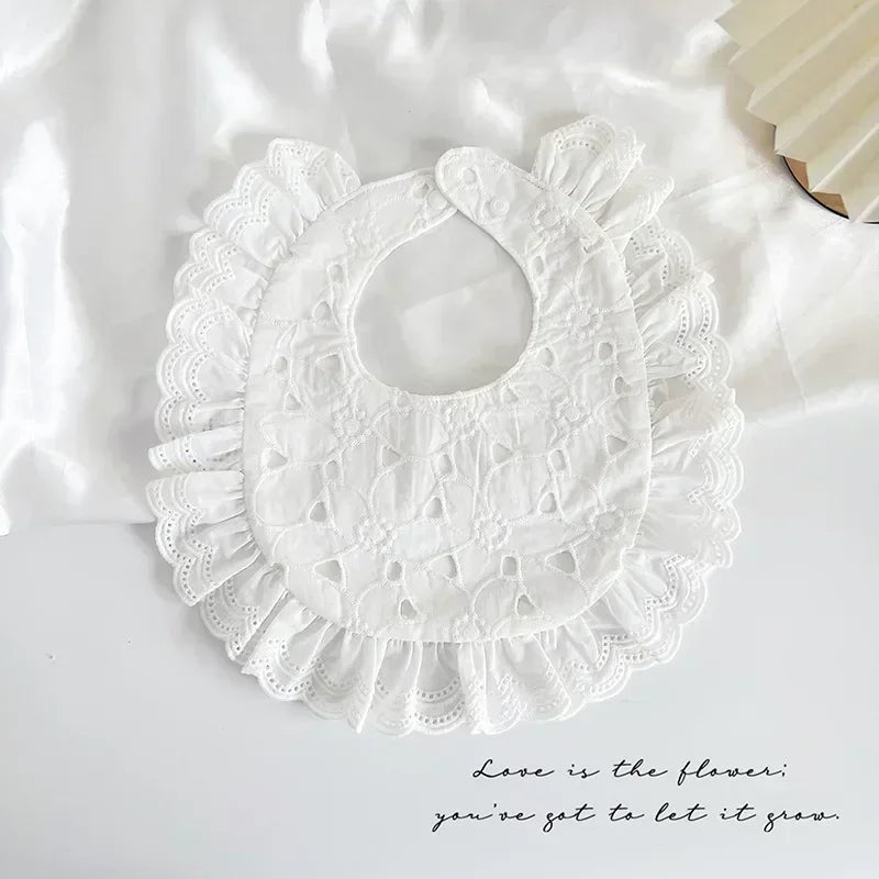 INS-style Cotton Bib for Babies U-shaped Waterproof Drool Cloth Spit-up Cloth Baby Accessories Child Care Drool Towel Baby Stuff