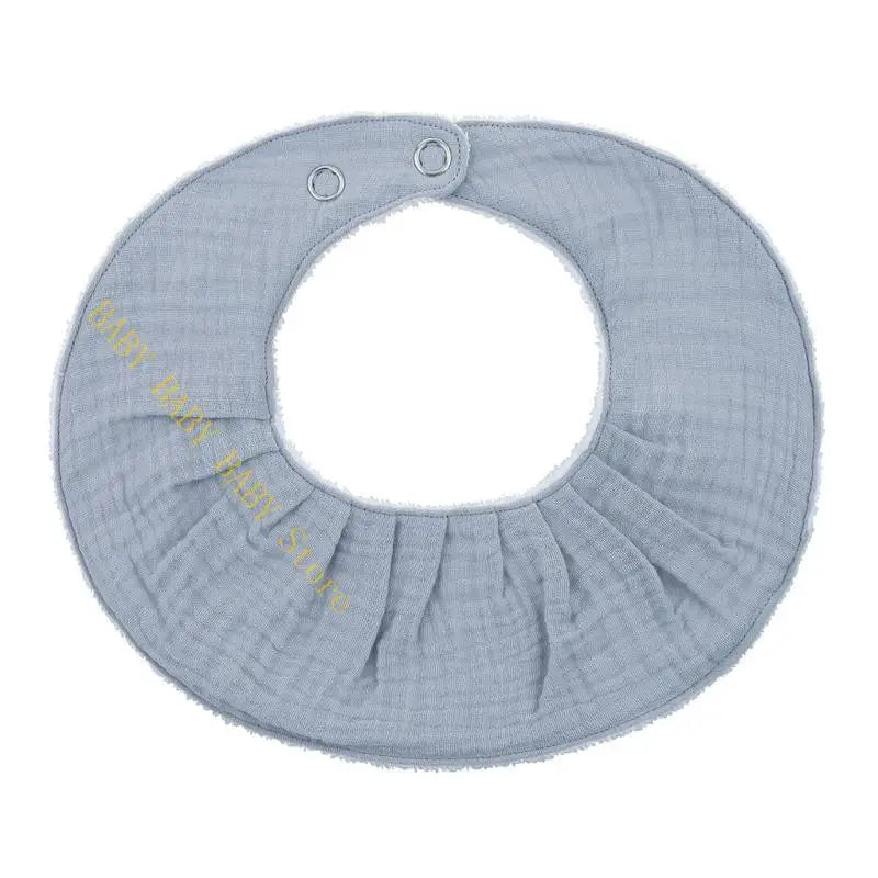 Q81A Newborn Solid Color Cloth Soft Cotton Breathable Spit Towel Bandana Burp Cloth