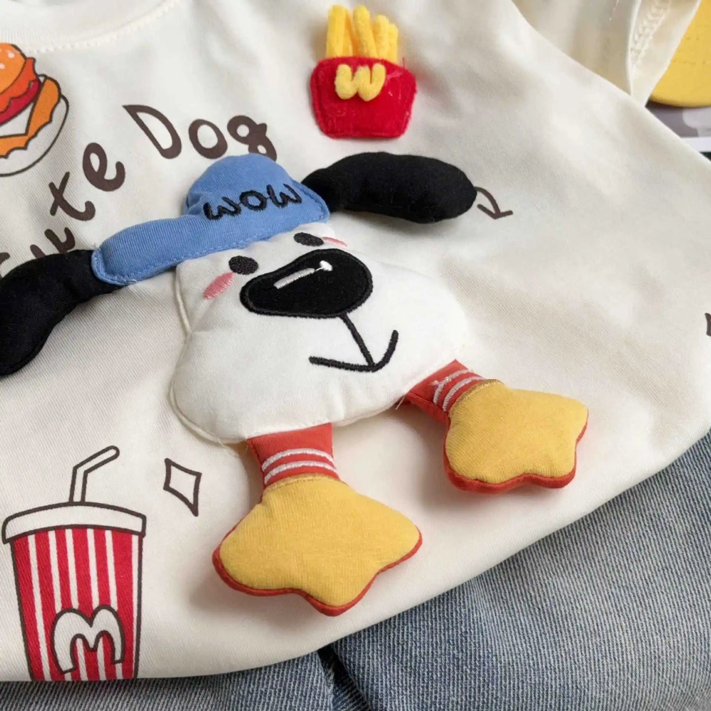 Summer Toddler Baby Boy Girl Clothes Cute Dog Cotton T-Shirts Tops Newborn Infant Clothes